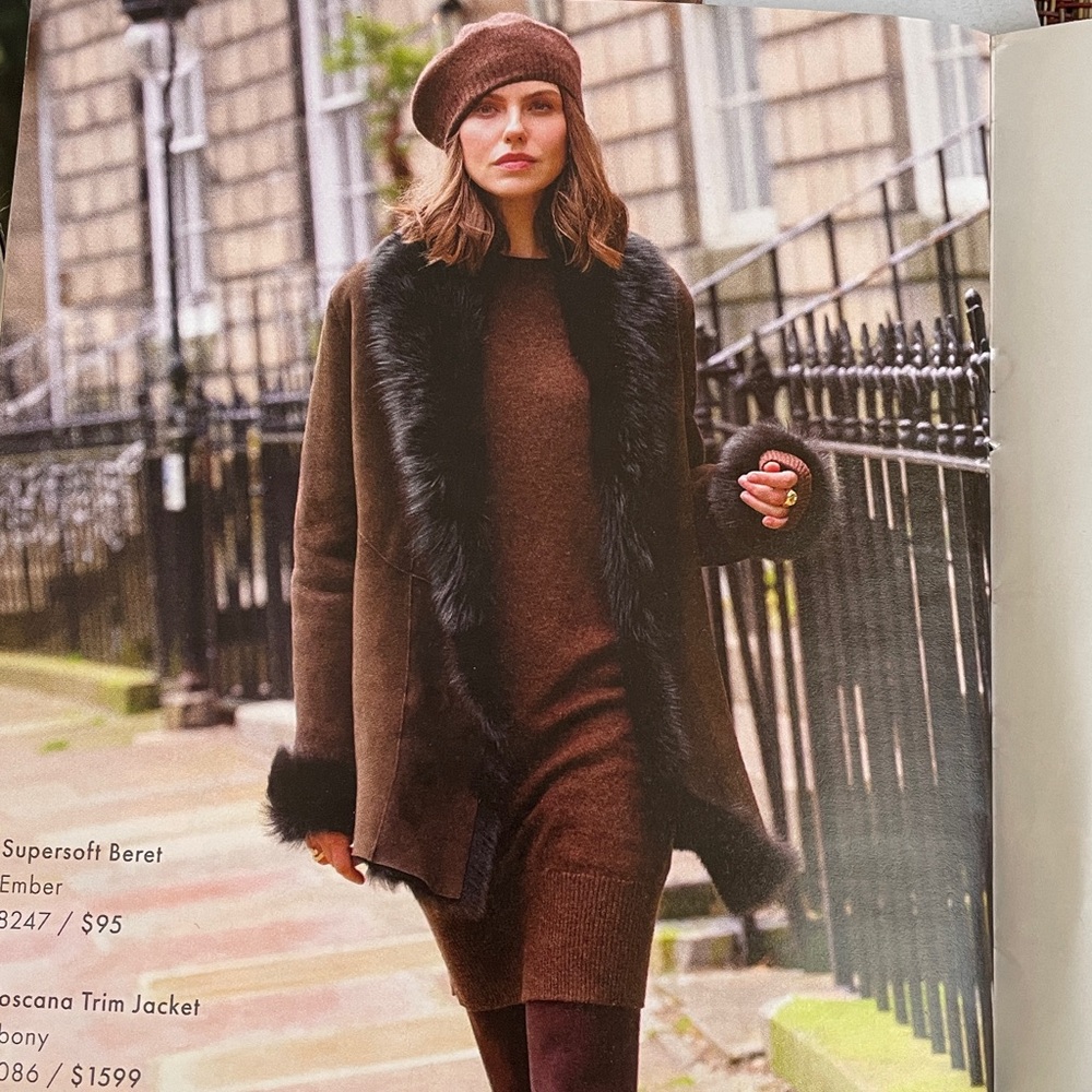 Celtic & Co Brown Long Lambswool Dress.